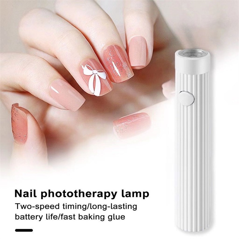 Handheld Art Flat UV Portable Quick-Dry Home Tips Nail Curing Lamp_voghion.com