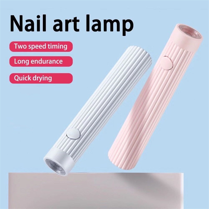 Handheld Art Flat UV Portable Quick-Dry Home Tips Nail Curing Lamp_voghion.com