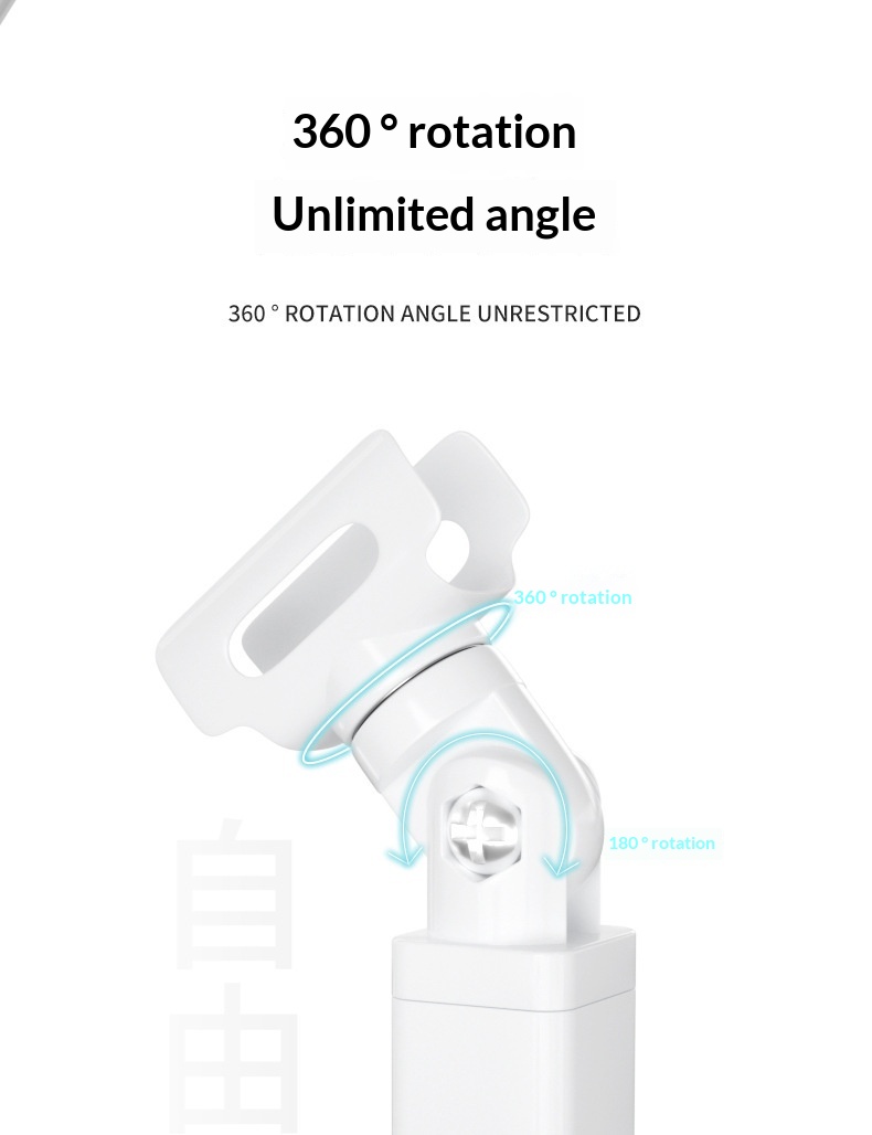 Handheld Art 360 Degree Rotating Multi-Functional Stand For Applying Nail Tips With Quick-Dry Rechargeable Light_voghion.com