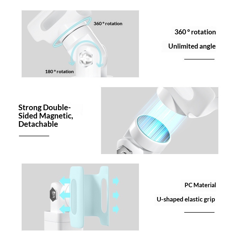 Rechargeable LED Display Wearable Nail Dryer UV Curing Handheld Mini Lamp_voghion.com