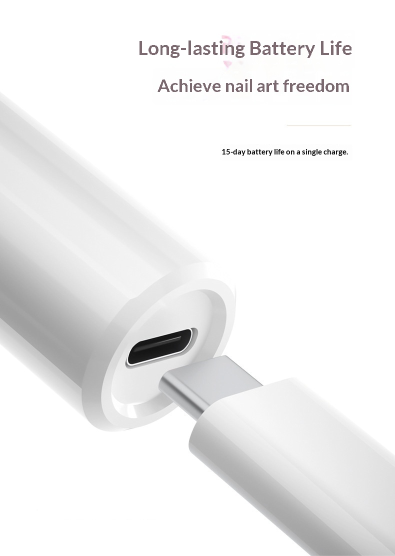 Rechargeable LED Display Wearable Nail Dryer UV Curing Handheld Mini Lamp_voghion.com