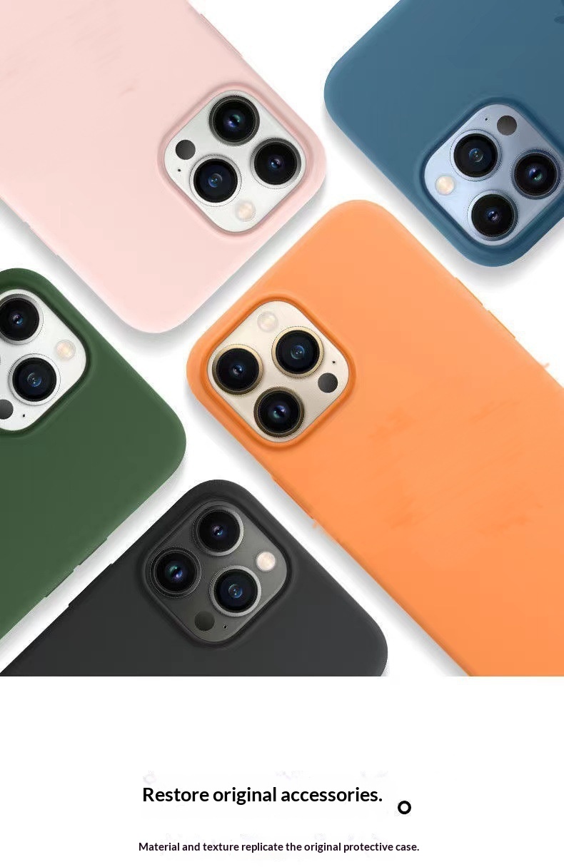 TechCore Flüssigsilikon-Magnethülle für iPhone Pro Max mit animiertem Pop-up-Fenster, hautfreundliche Schutzhülle für iPhone 13_voghion.com