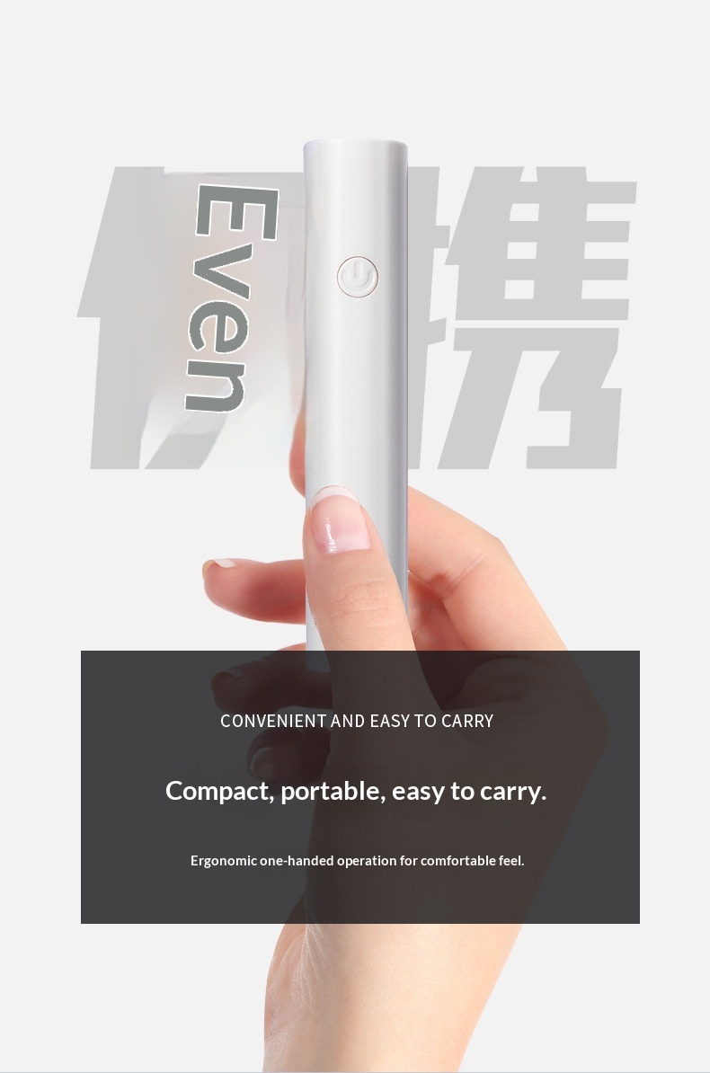 Factory Customized One-Word Handheld Small UV Nail Baking Lamp Phototherapy Machine Quick-Drying Mini_voghion.com