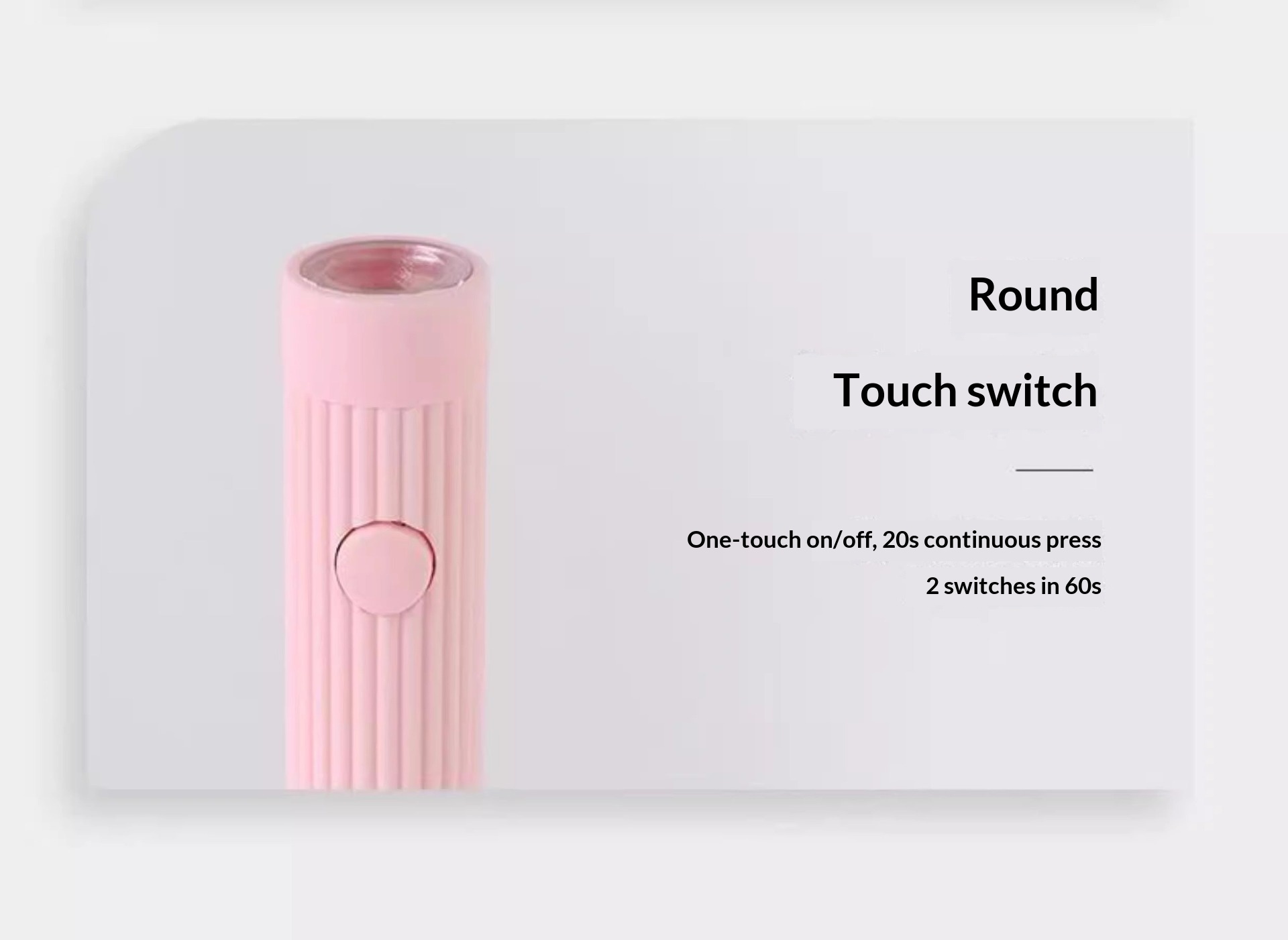 Quick-Dry One-Word Baking Nail Simple Handheld UV Lamp_voghion.com