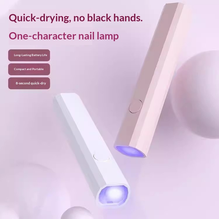 Handheld Portable Rechargeable Battery Powered Spotlight Quick-Drying Mini UV Gel Nail Lamp_voghion.com