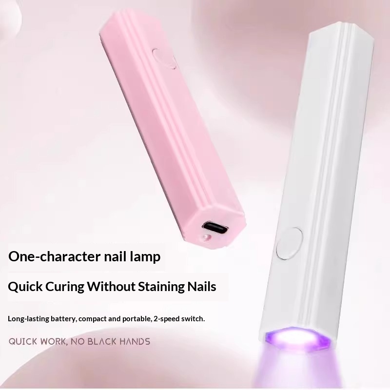 Miniaturowa, przenośna, akumulatorowa lampa UV do utwardzania paznokci_voghion.com