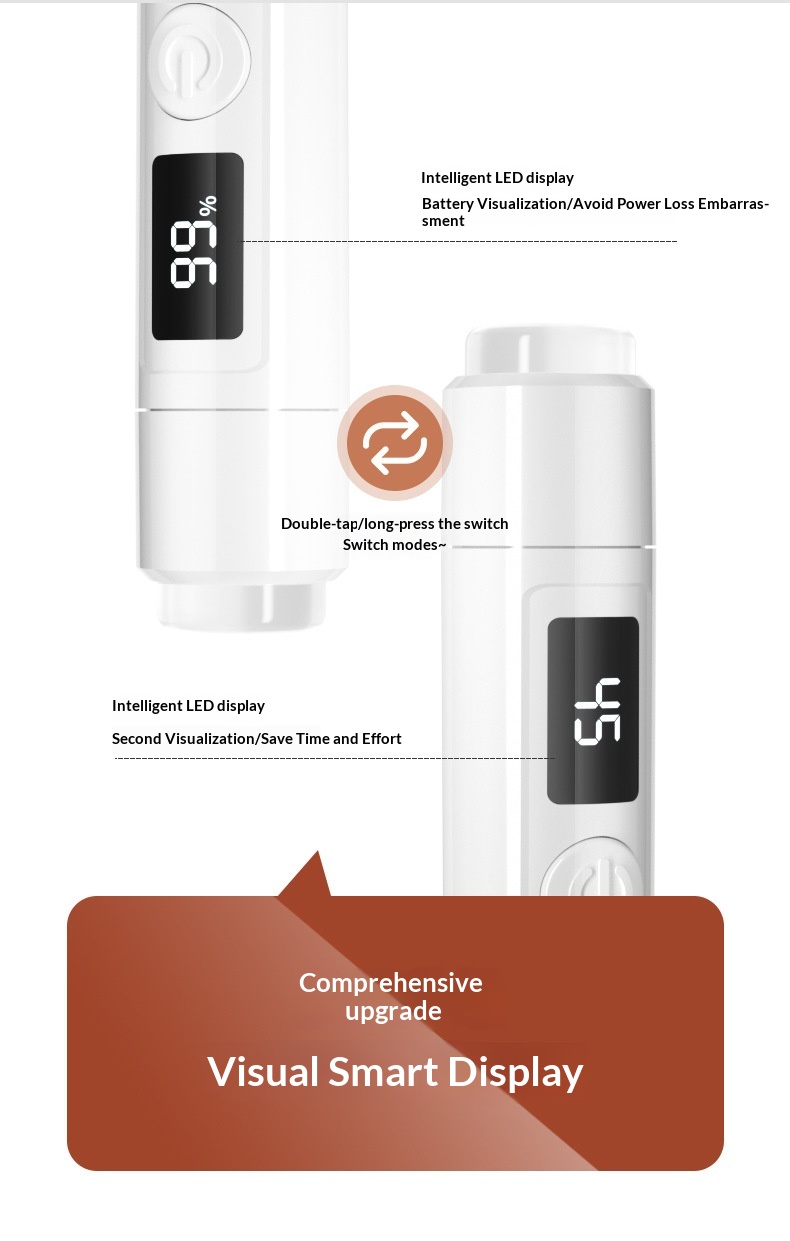 Handheld Art 360 Degree Rotating Multi-Functional Stand For Applying Nail Tips With Quick-Dry Rechargeable Light_voghion.com