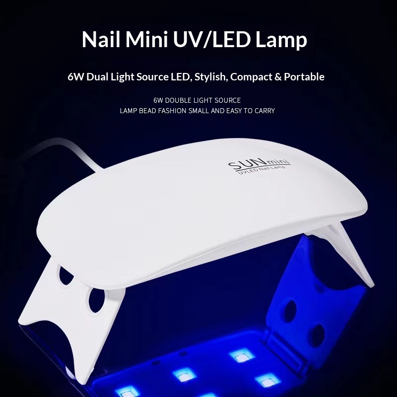Mini Small Machine Phototherapy Foldable Quick-Drying Curing Lamp Nail Salon Dedicated Handheld_voghion.com
