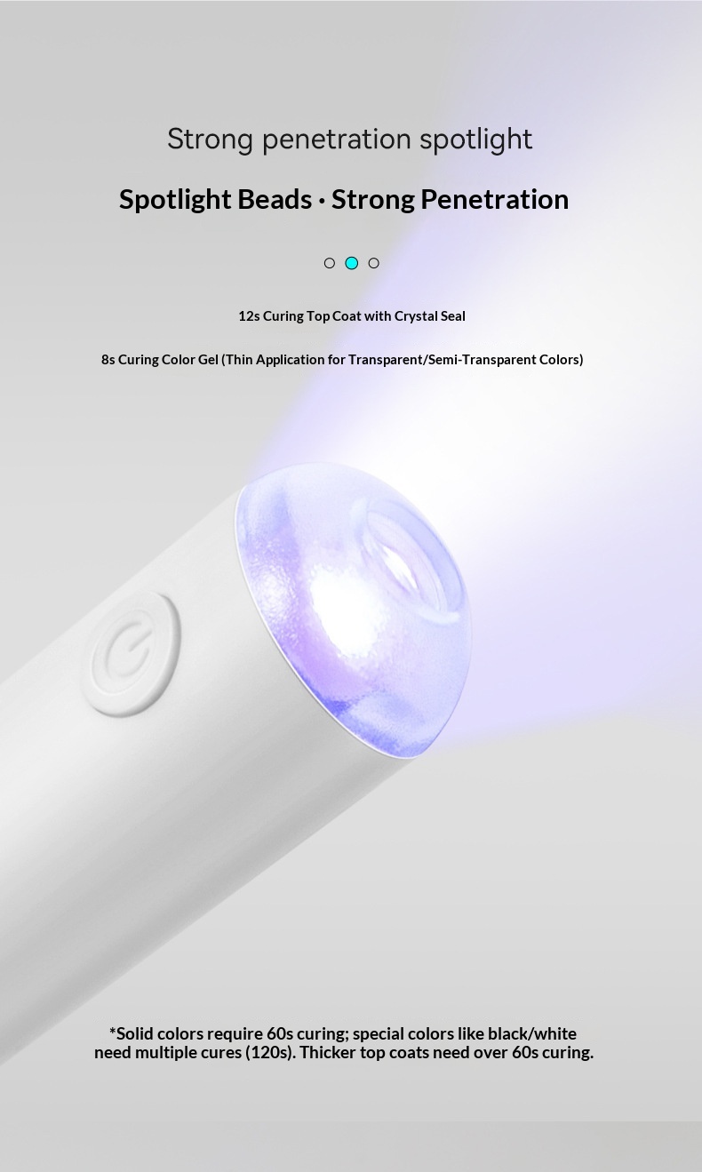 Portable Rechargeable Handheld Mini Quick-Drying Phototherapy One-Line Nail Lamp_voghion.com