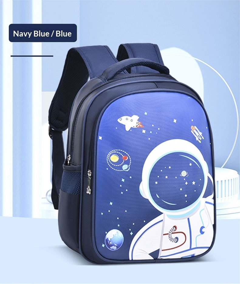 Satin Children's Backpack For Boys, Elementary School Students, First Second To Sixth Grade, Cartoon, Cross-border,_voghion.com