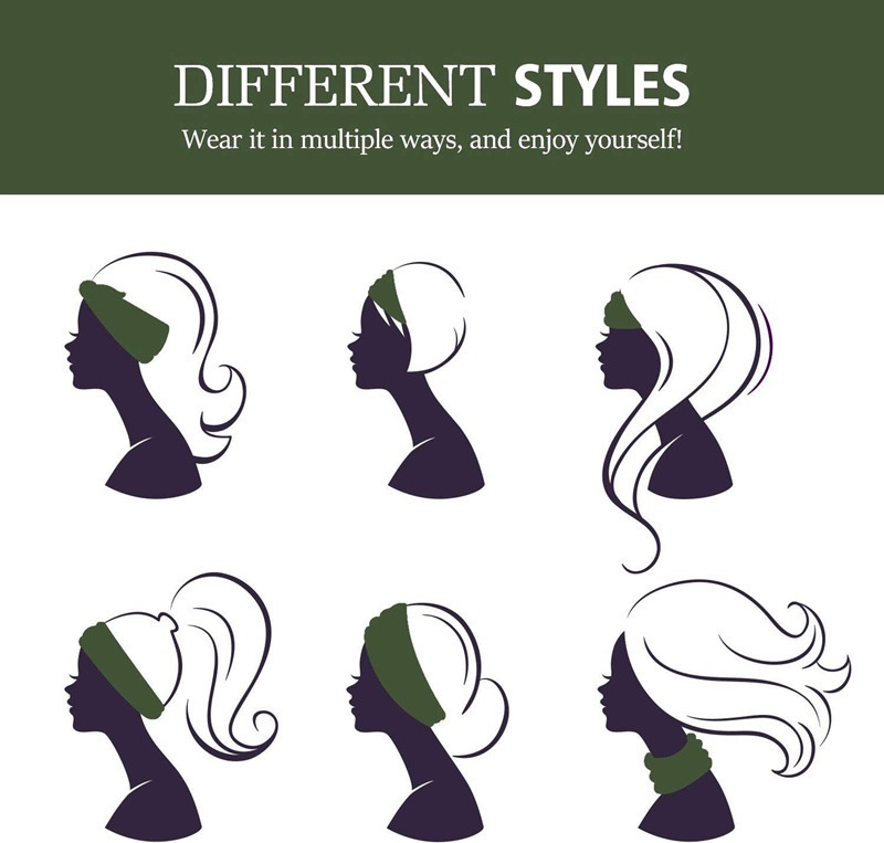 Surge Exclusive Cross-Border Solid Color Elastic Sorts Fitness Sweat-Absorbing Headscarf Wide Headband Yoga Hair Tie Head_desvips.com