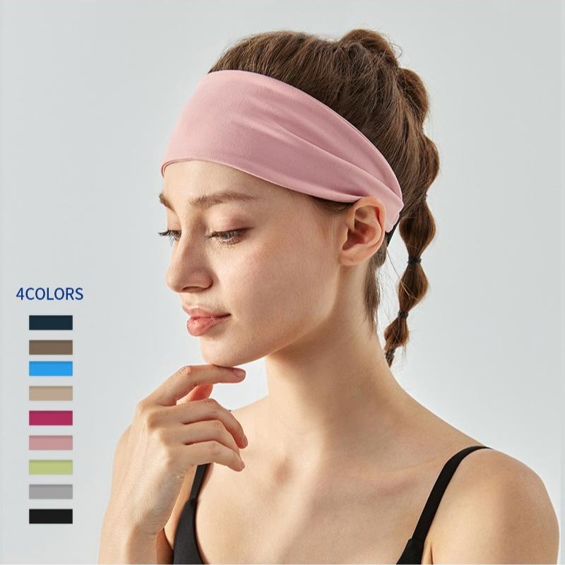 Surge Summer Yoga Sports Sweat-Absorbent Women's Headband High Elastic Hair Band Running Breathable Training Fitness Headscarf_voghion.com