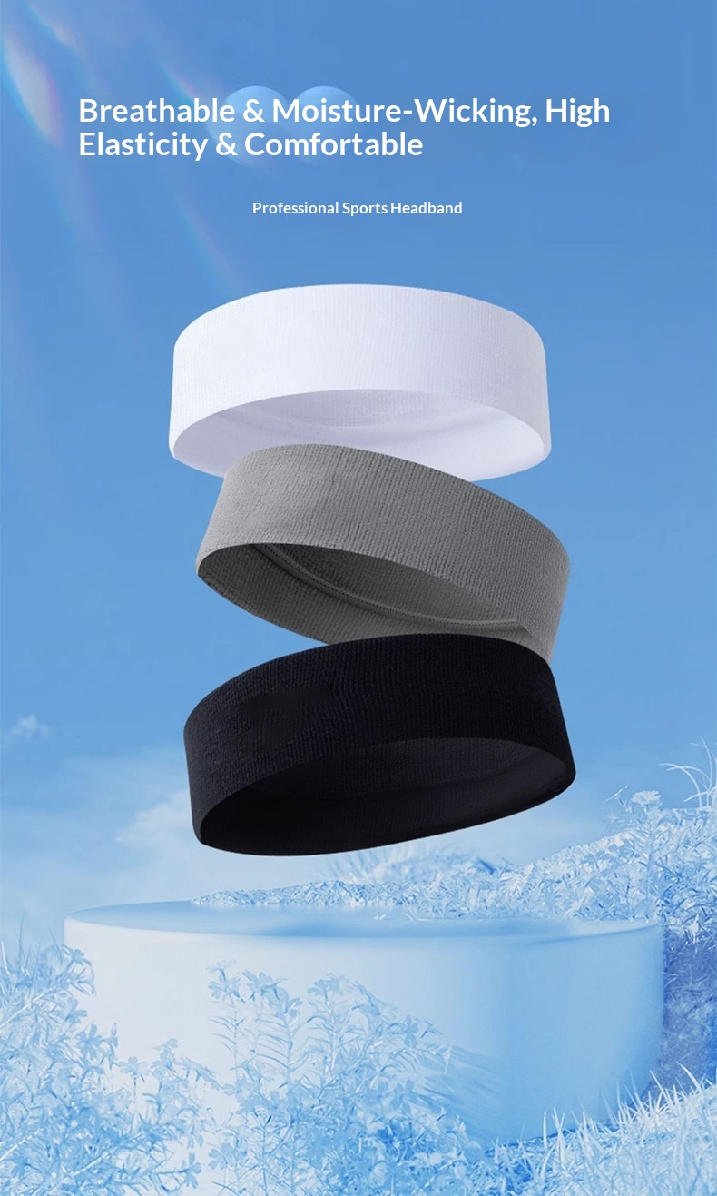 Surge Sports Wholesale Sweat-Absorbing Tennis Headband Yoga Women's Forehead Protection Scarf Summer Sweat-Wicking Badminton_desvips.com