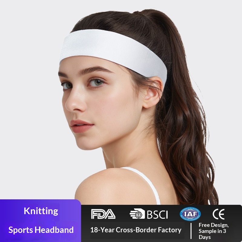Surge Sports Wholesale Sweat-Absorbing Tennis Headband Yoga Women's Forehead Protection Scarf Summer Sweat-Wicking Badminton_voghion.com