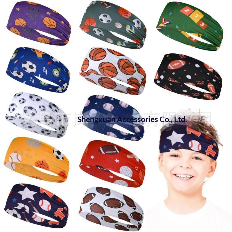 Surge Hot-Selling New European And American Style Children's Sports Sweat-Absorbing Yoga Fitness Elastic Football Pattern_voghion.com