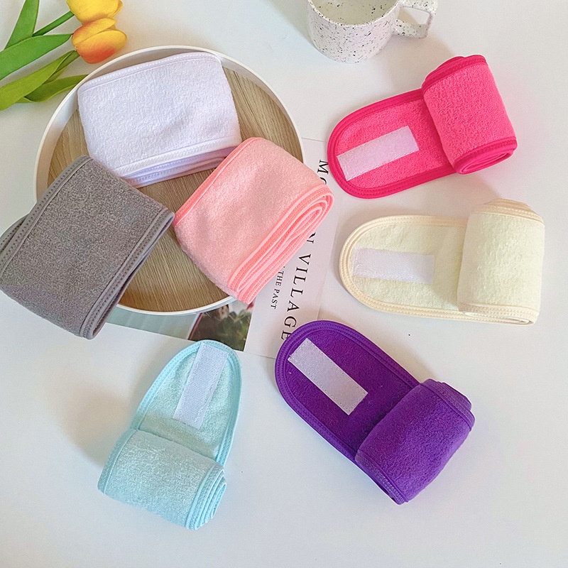 Surge Microfiber Magic Tape Headscarf For Women, Face Washing, Makeup, Postpartum Towel, Sports Sweat-Absorbing, Yoga_voghion.com