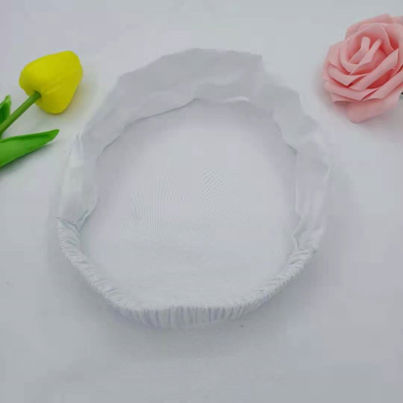 Surge Factory Direct Supply European And American Sports Yoga Headscarf Makeup White Cotton Headband Tie-Dye Art DIY Hairband_desvips.com