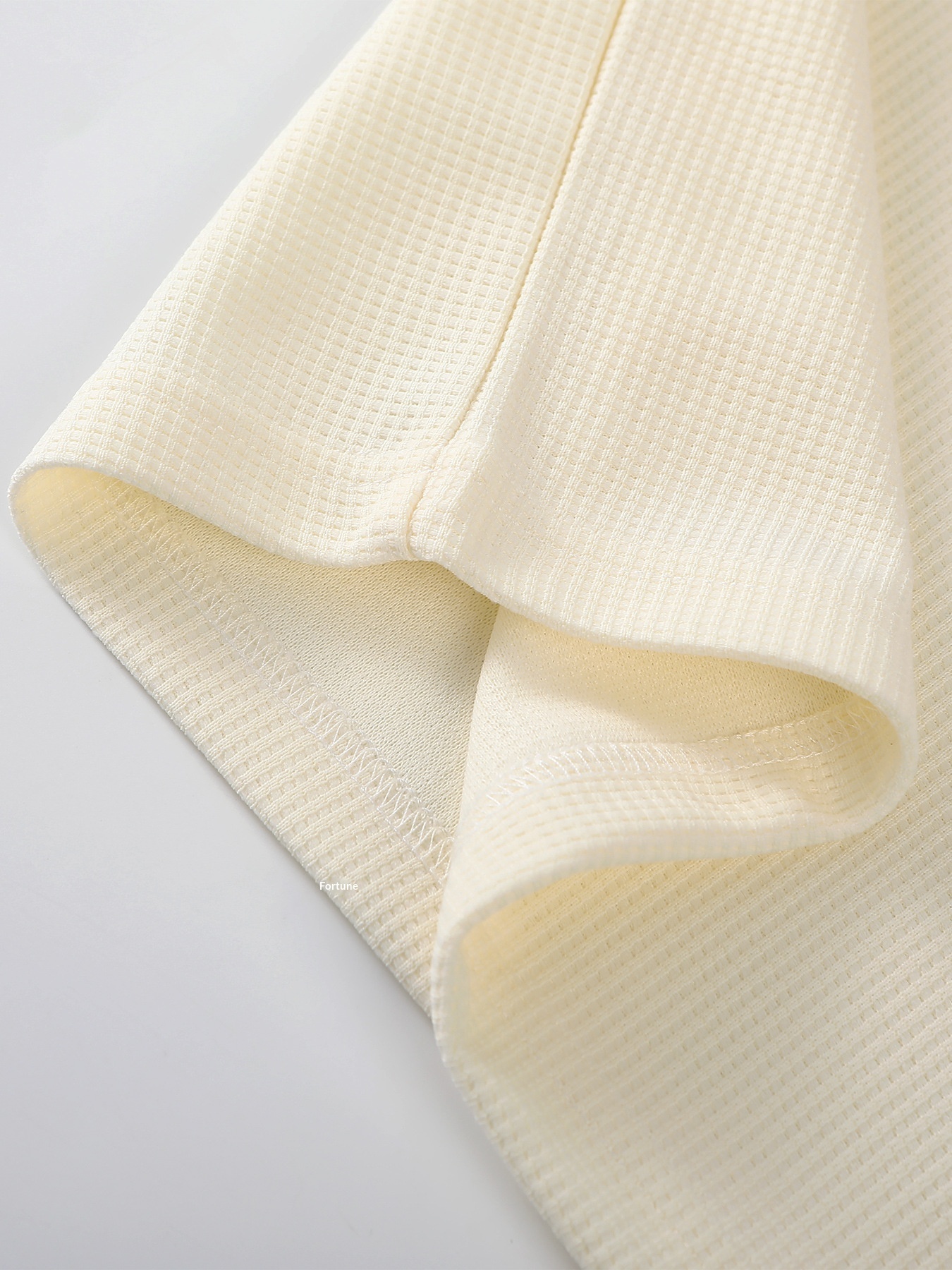 Grensoverschrijdend herenpak met wafelkraag, korte mouwen, lente/zomer trui, casual effen lange broek, tweedelig_voghion.com