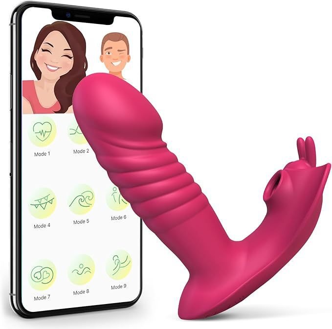 Eros Lab Vibrator Erotic Insertion Climax Fema Masturbator Automatic Thrusting Sucking Clitoris Strong Vibration Massage_voghion.com