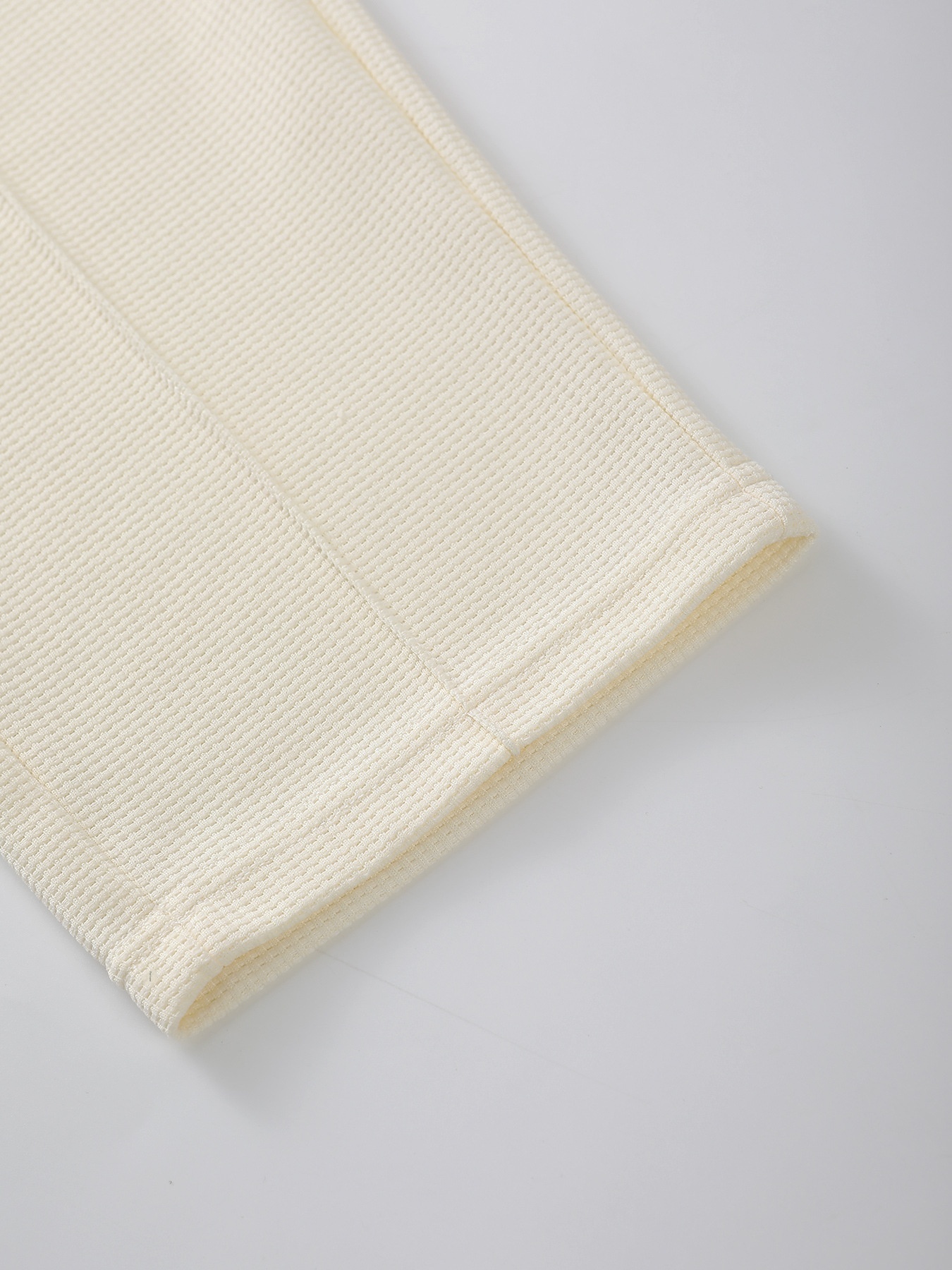 Grensoverschrijdend herenpak met wafelkraag, korte mouwen, lente/zomer trui, casual effen lange broek, tweedelig_voghion.com