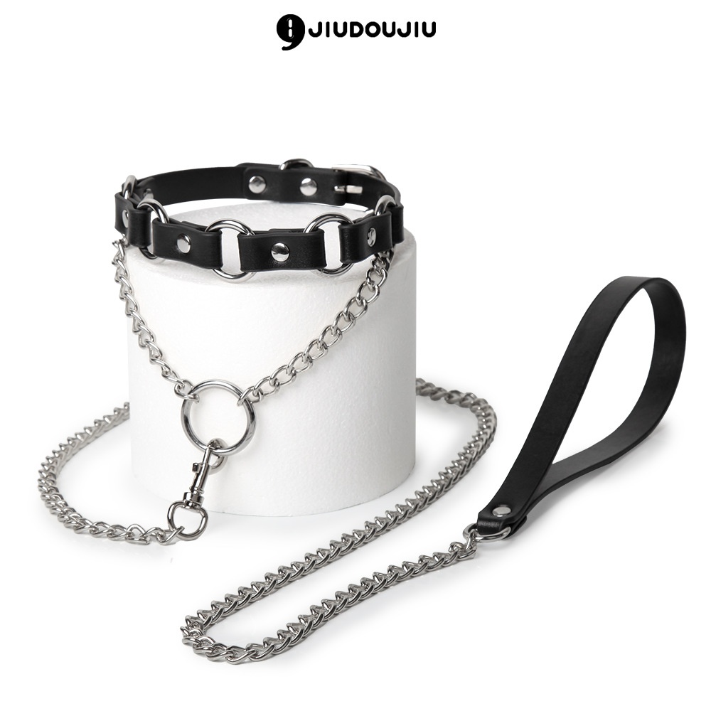 LuvBox Punk Sexy SM Training Props Restraint Passion Alternative Toys Binding Female Slave Flirting Sex Tools Neck Collar_voghion.com