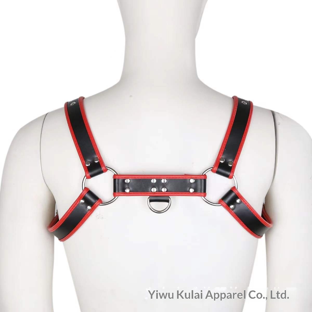LuvBox Factory Direct Wholesale Sexy Clothes Chest Strap Binding Bondage Men's Leather Outfit Performance Costume Role Play_voghion.com