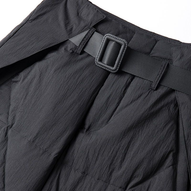 girl Women's Down Cotton For Outdoor Wear, New Fashionable Winter Thickened Warm Loose Straight Pants_voghion.com