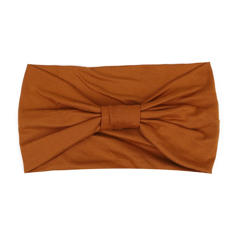 Surge Exclusive Cross-Border Solid Color Elastic Sorts Fitness Sweat-Absorbing Headscarf Wide Headband Yoga Hair Tie Head_desvips.com
