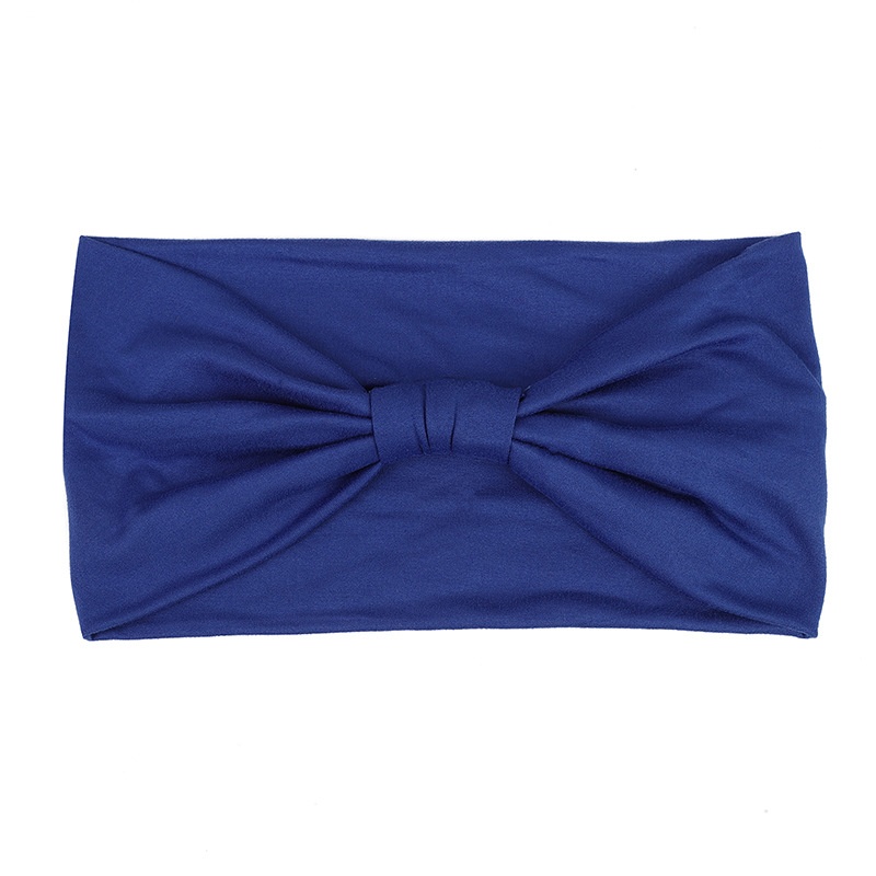 Surge Exclusive Cross-Border Solid Color Elastic Sorts Fitness Sweat-Absorbing Headscarf Wide Headband Yoga Hair Tie Head_desvips.com