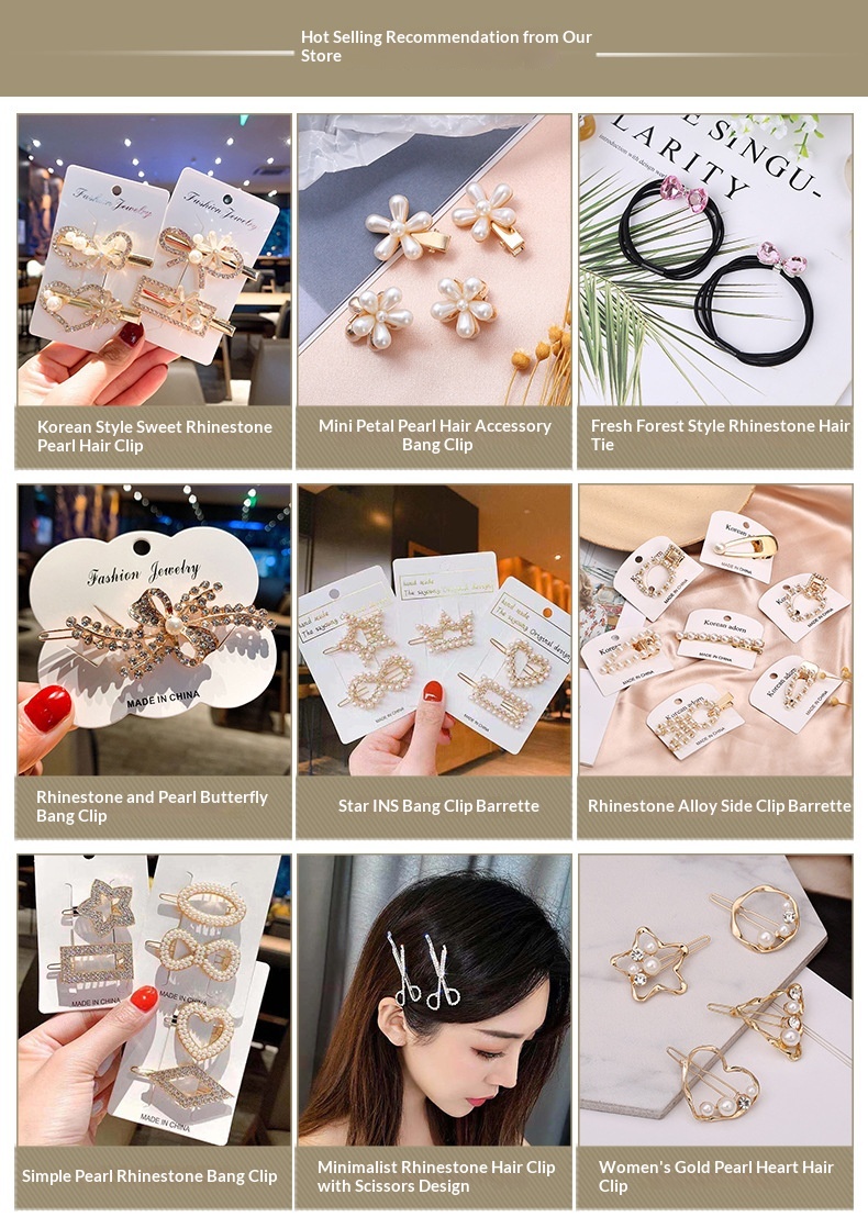 Surge Korean INS Fresh Mori Girl Style Rhinestone Tie For Women Bun Rope Elastic Band Hair Accessories_desvips.com