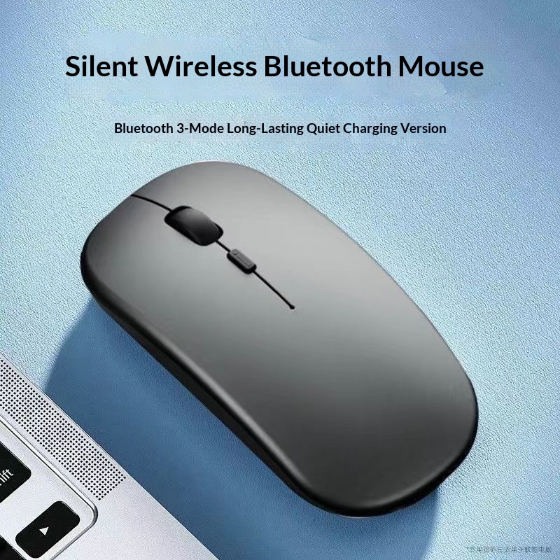 Souris sans fil silencieuse Bluetooth pour ordinateur portable, tablette ou bureau_voghion.com