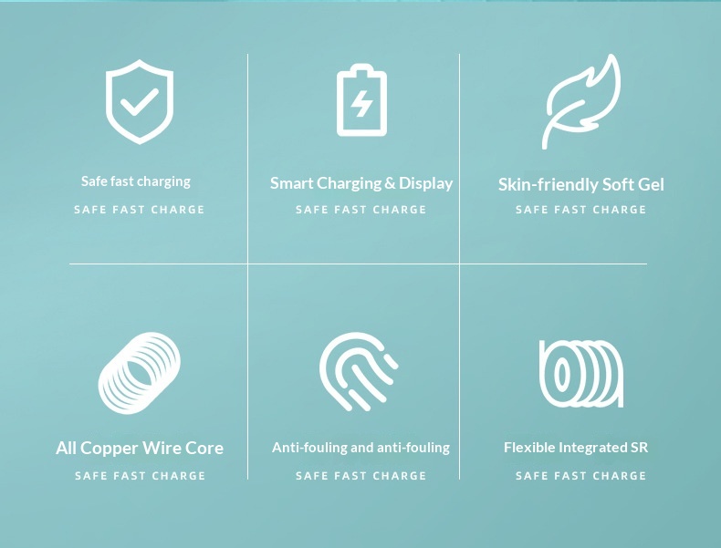 Digitex Liquid Silicone Data Compatible With Huawei Type-C Android Phone Charging Cable 66W Fast Charge_voghion.com