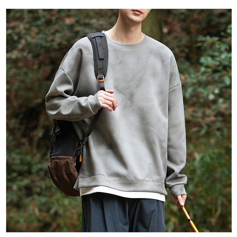 Surge Surge Surge Hanpai Clothing Autumn Winter New Tie-Dye Two-Piece Sweatshirt Trendy Outdoor Mountain Style Sports Long Sleeve_desvips.com