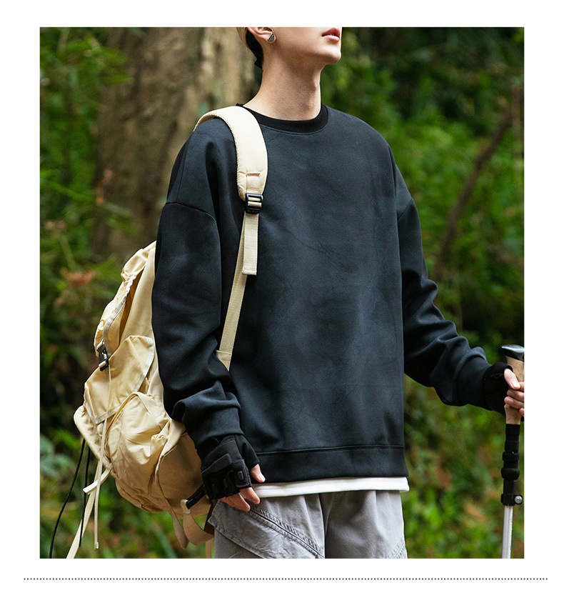 Surge Surge Surge Hanpai Clothing Autumn Winter New Tie-Dye Two-Piece Sweatshirt Trendy Outdoor Mountain Style Sports Long Sleeve_desvips.com