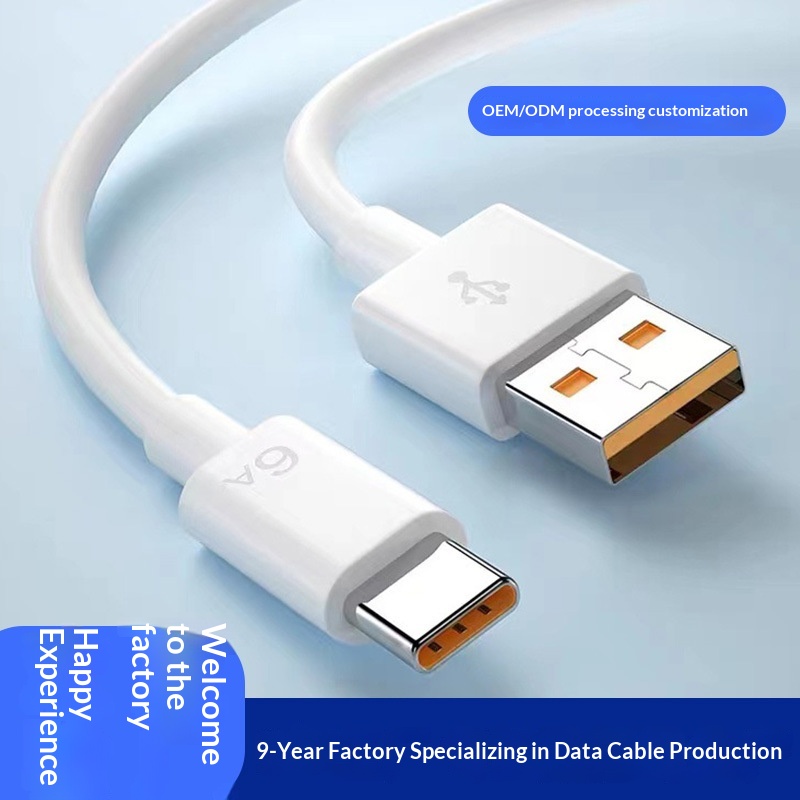 Digitex Compatible 6A Phone Data Type-C 3-in-1 Android Huawei Fast Charging Cable Silicone_voghion.com