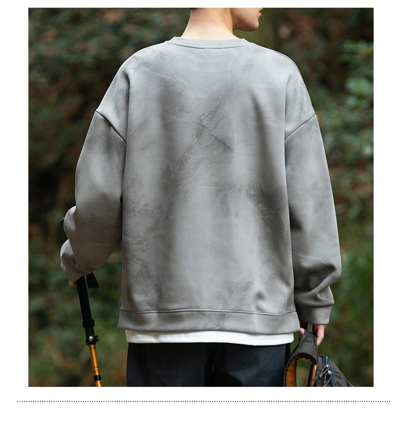 Surge Surge Surge Hanpai Clothing Autumn Winter New Tie-Dye Two-Piece Sweatshirt Trendy Outdoor Mountain Style Sports Long Sleeve_desvips.com