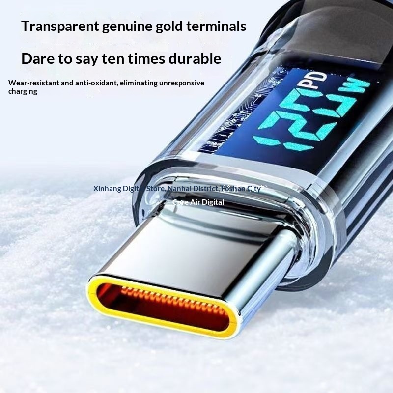 Digitex Smart Display Data Type-C 120W Fast Charging Cable Compatible With Huawei Honor OPPO Android Vivo_voghion.com