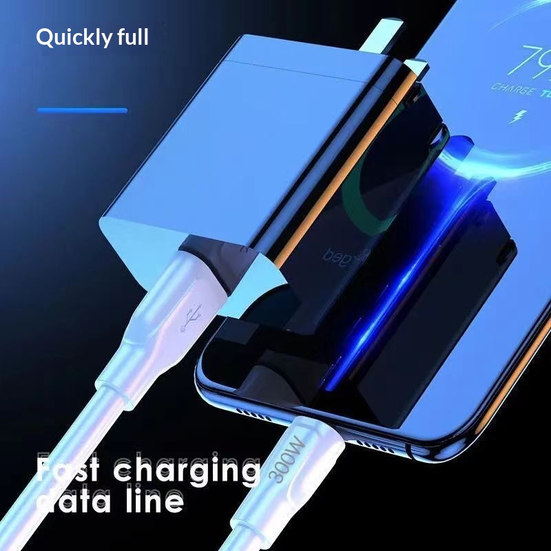 Digitex Bold 300W High Current 6A Super Fast Data Compatible With Huawei Type-C Android Flash Charging Cable Wholesale_voghion.com