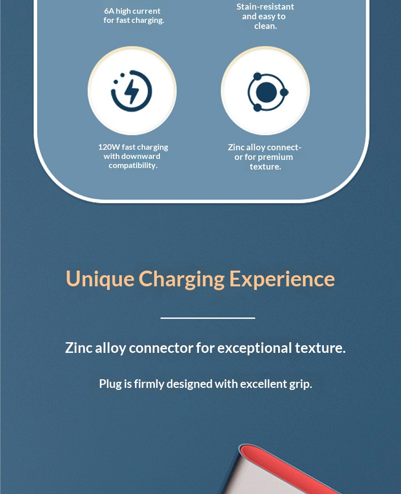 Digitex Compatible 6A Phone Data Type-C 3-in-1 Android Huawei Fast Charging Cable Silicone_voghion.com