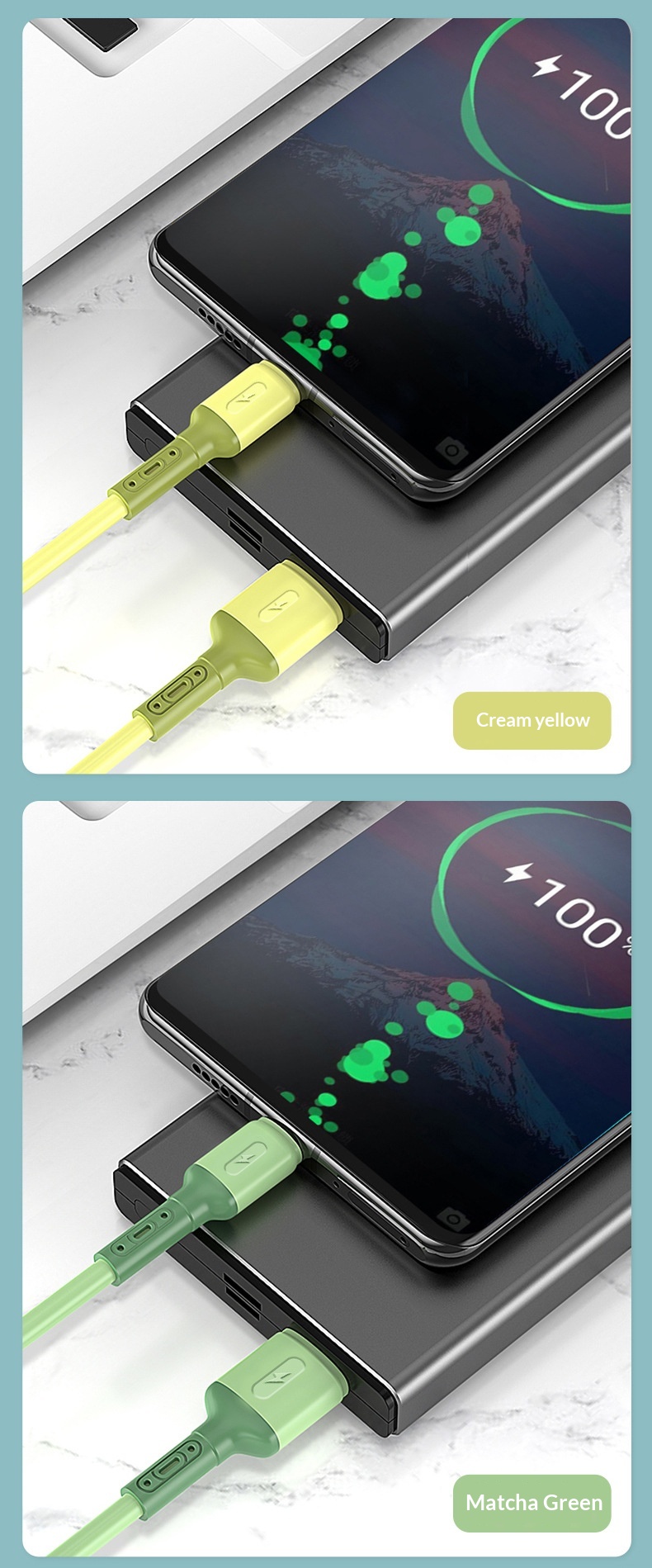Digitex Liquid Silicone Data Compatible With Huawei Type-C Android Phone Charging Cable 66W Fast Charge_voghion.com