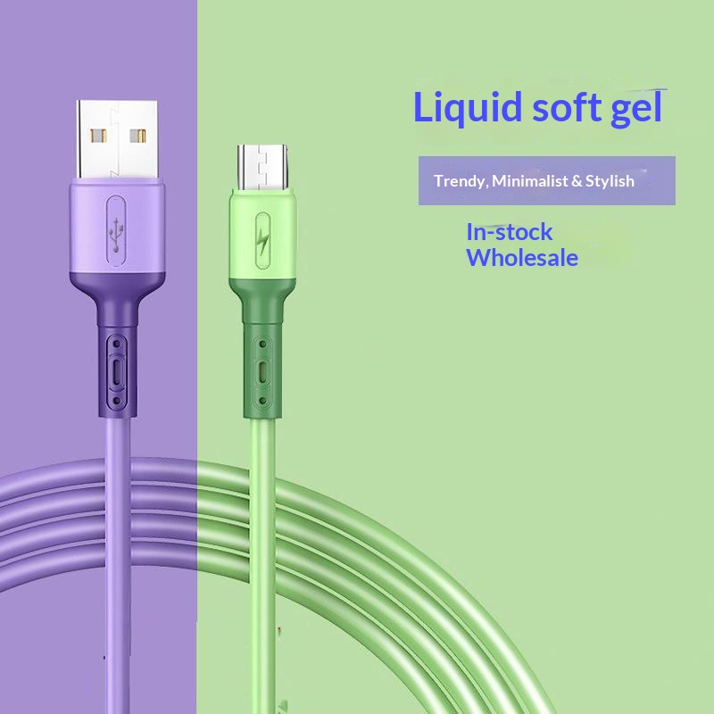 Digitex Liquid Silicone Data Compatible With Huawei Type-C Android Phone Charging Cable 66W Fast Charge_voghion.com