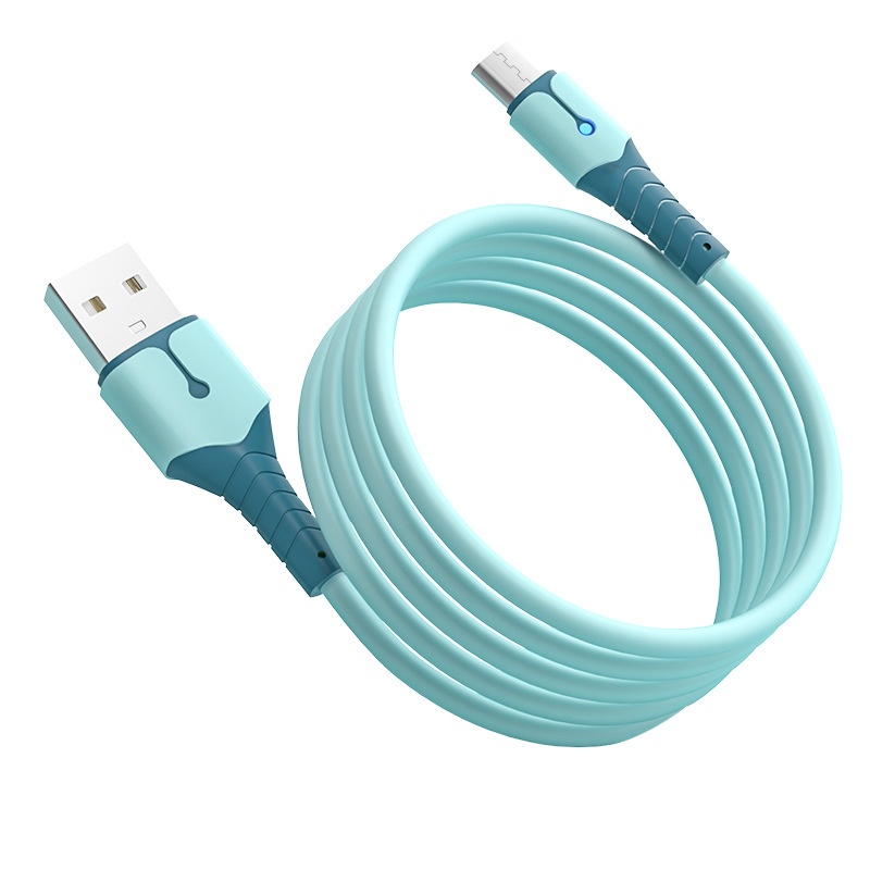 Digitex Liquid Silicone Tape Light Data Compatible With Android Type-C Xiaomi Phone USB Huawei Fast Charging Cable_voghion.com