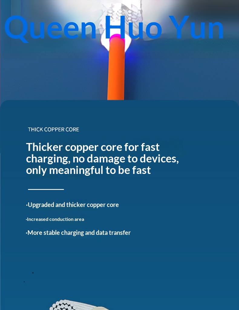 Digitex Compatible 6A Phone Data Type-C 3-in-1 Android Huawei Fast Charging Cable Silicone_voghion.com