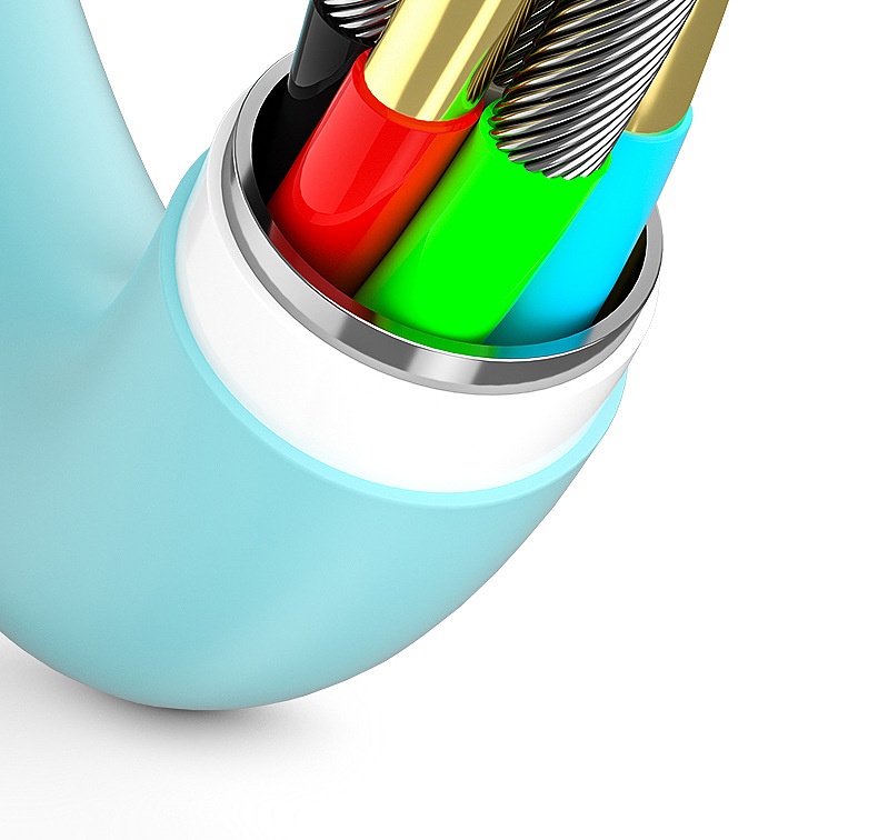 Ruban adhésif en silicone liquide Digitex, lumineux et compatible avec les téléphones Android Type-C, Xiaomi et Huawei (câble de charge rapide USB)._voghion.com