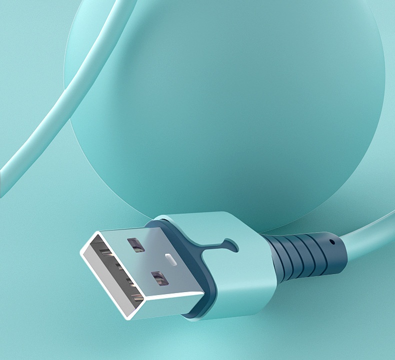 Ruban adhésif en silicone liquide Digitex, lumineux et compatible avec les téléphones Android Type-C, Xiaomi et Huawei (câble de charge rapide USB)._voghion.com