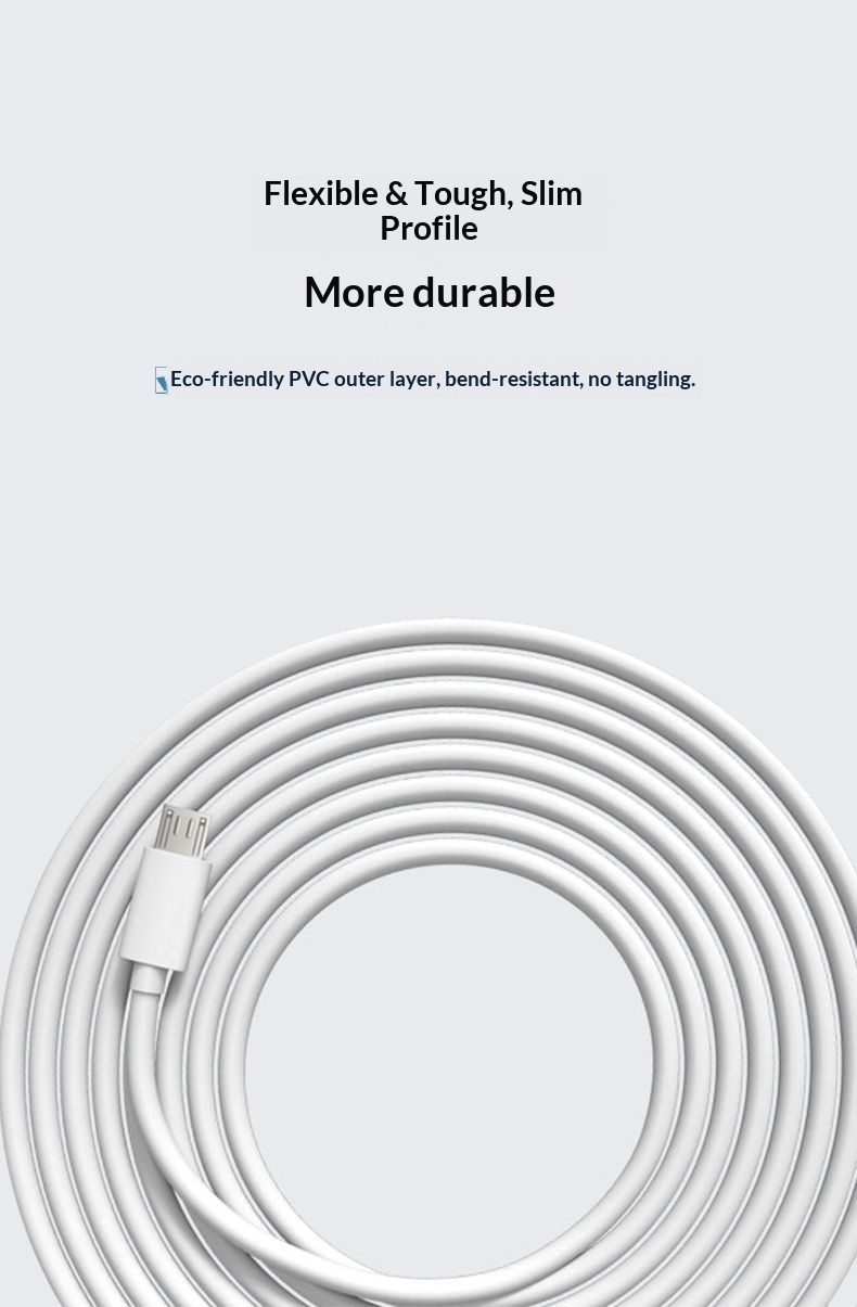 Micro-caméra de surveillance Digitex avec câble d'alimentation USB et port de charge étendu de 3,5 m à 10 m pour Android (transport transfrontalier)_voghion.com