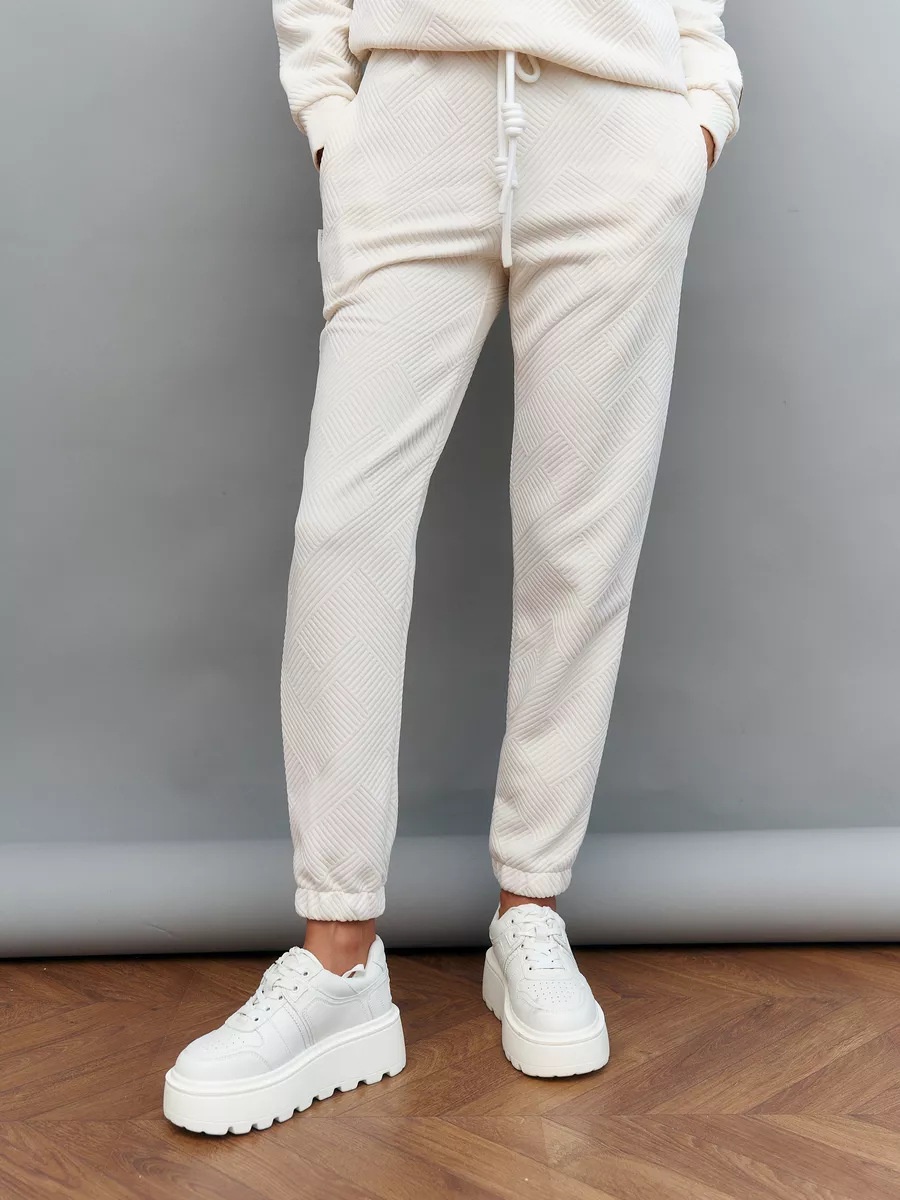 Cross-Border Casual European And American Women's Solid Color Sleeve Zipper Loose Top Tie Long Pans Two-Piece_desvips.com