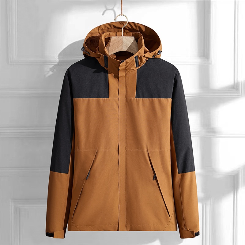 Chaqueta de senderismo transpirable de una sola capa fina para exteriores, resistente al viento, impermeable, transfronteriza, para primavera y otoño_voghion.com