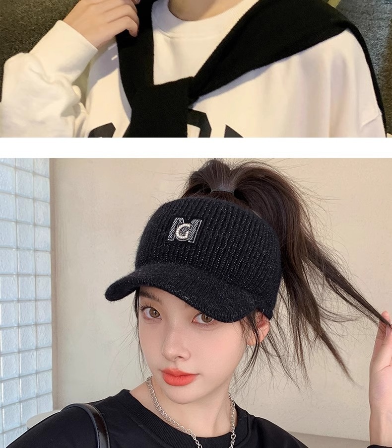 Surge Autumn Warm Ear Protection Knitted Duckbill Hat For Women, Stylish And Fashionable Korean Version, Versatile Winter_desvips.com