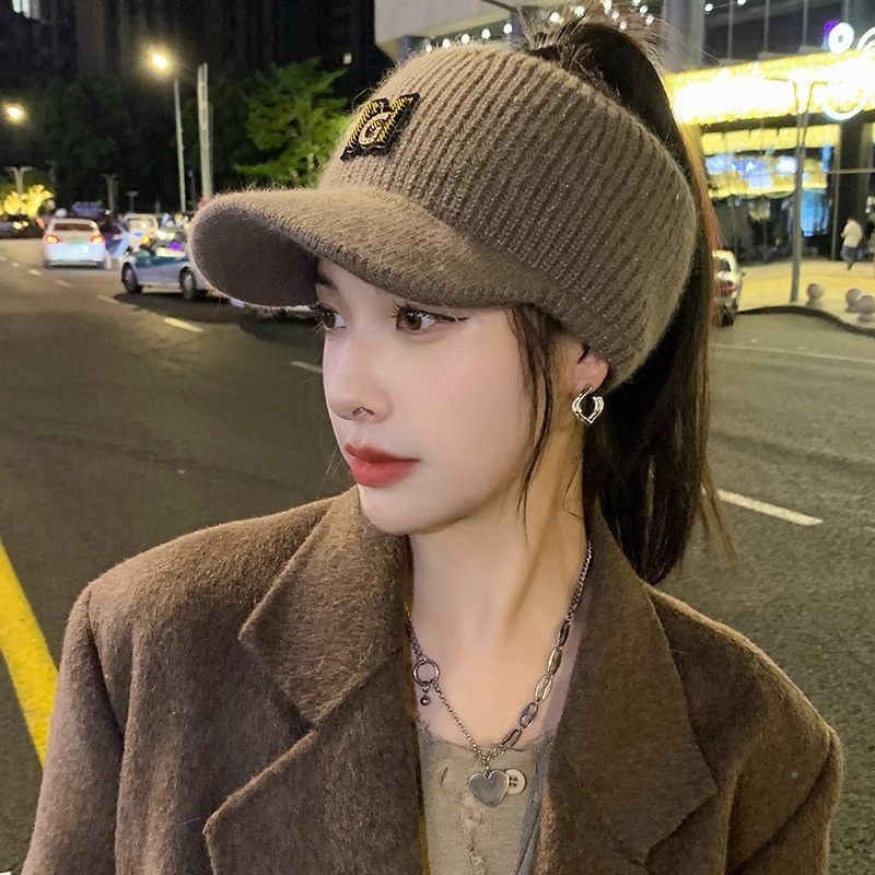 Surge Autumn Warm Ear Protection Knitted Duckbill Hat For Women, Stylish And Fashionable Korean Version, Versatile Winter_desvips.com